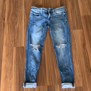 American eagle cropped jeans